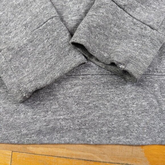 John Elliot Side Zipper Crewneck Sweater Grey Size medium Hidden Pocket - Picture 7 of 7